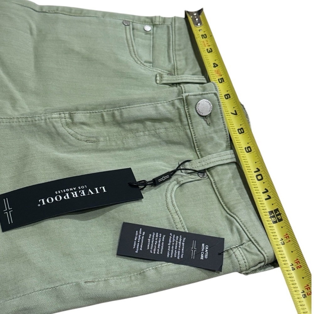 Liverpool Olive Green Skinny Jeans - Picture 7 of 9
